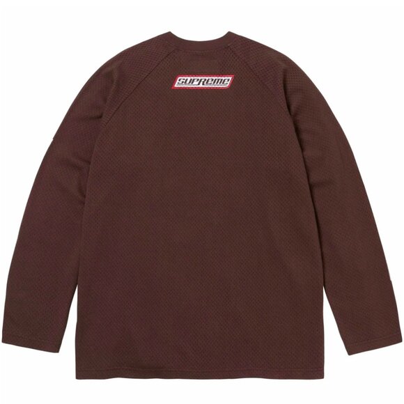 NWT Supreme Hysteric Glamour Mesh L/S Top - Brown - XL - Picture 2 of 5